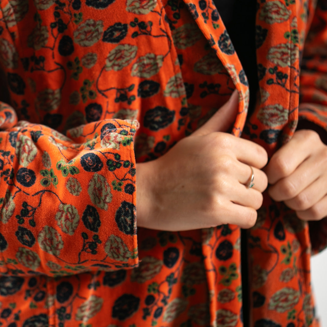 Zeenat Robe - Orange