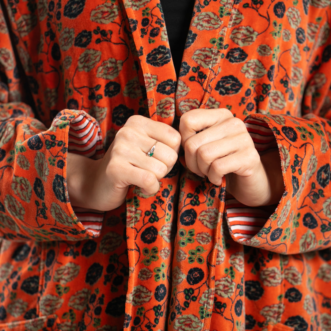 Zeenat Robe - Orange