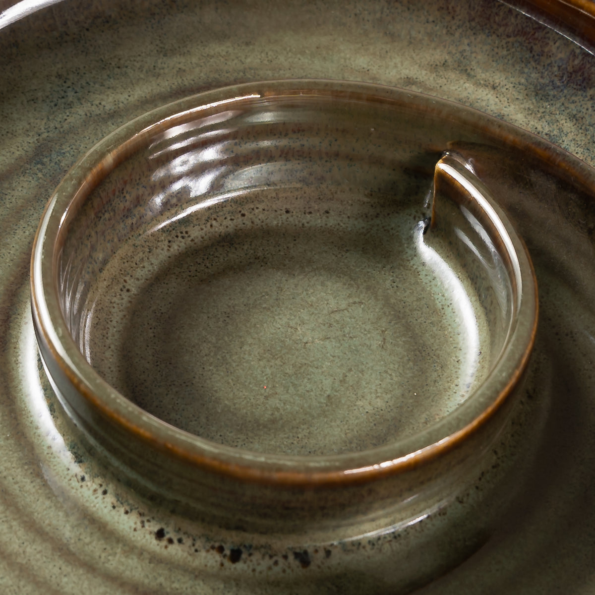 Tarang Chip & Dip (Round) – Olive