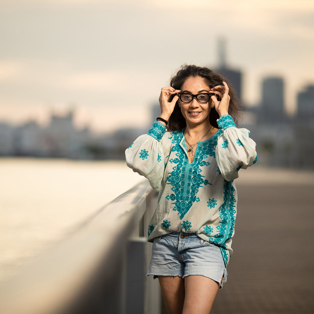 Hira Blouse - White