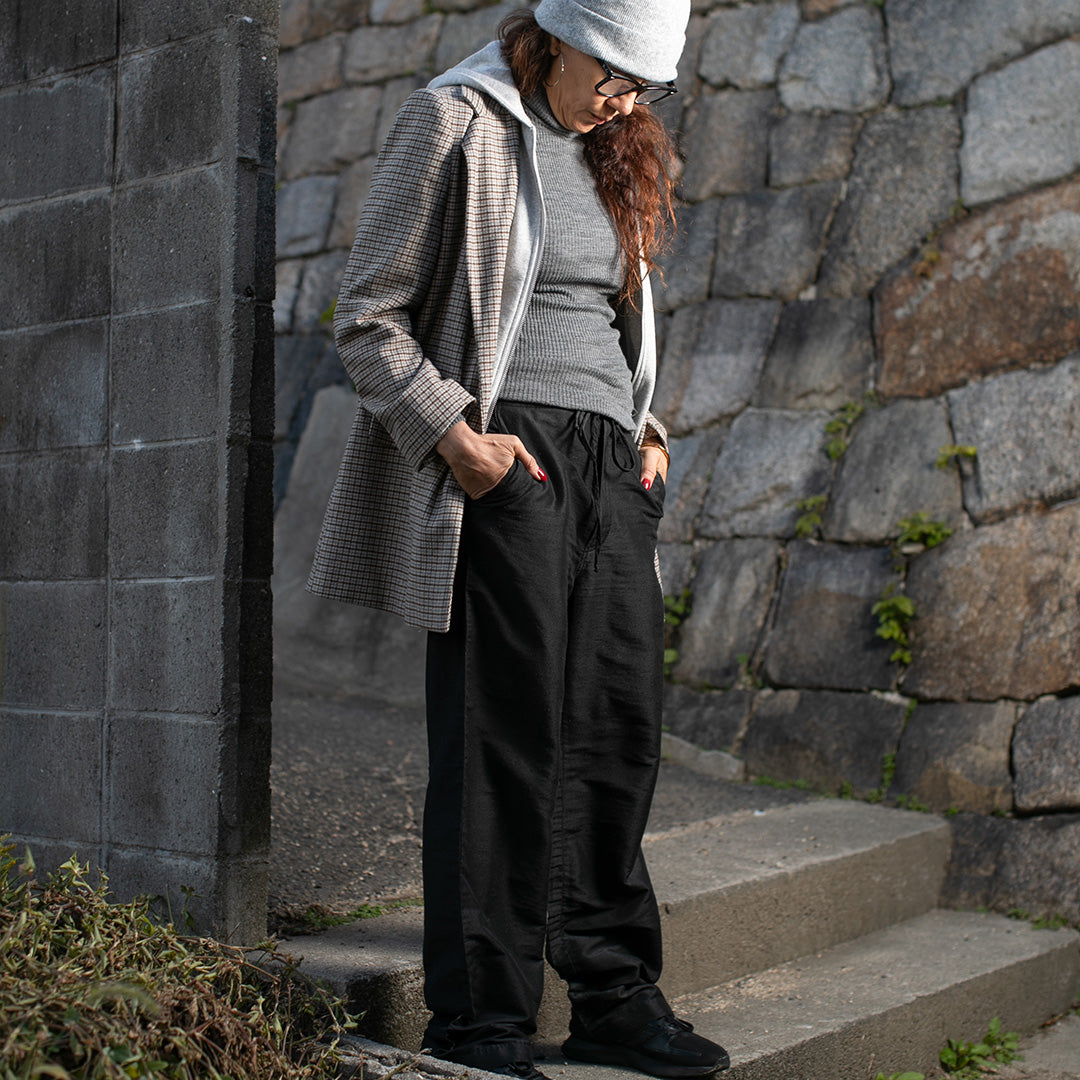Rasa Drawstring Pants - Black
