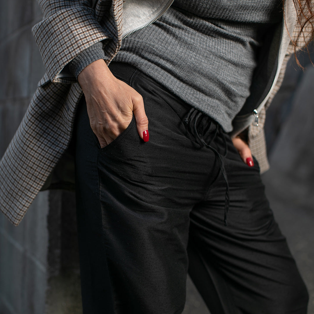 Rasa Drawstring Pants - Black