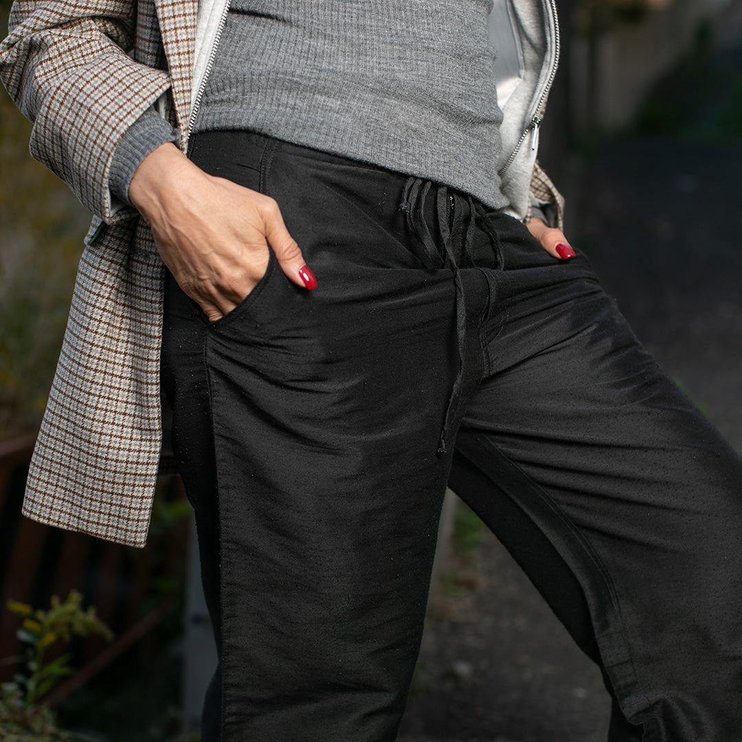 Rasa Drawstring Pants - Black