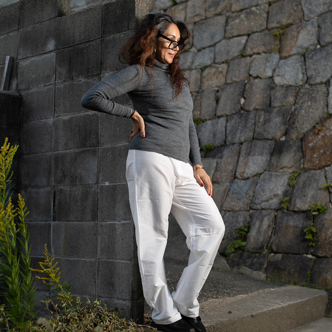 Rasa Drawstring Pants - White