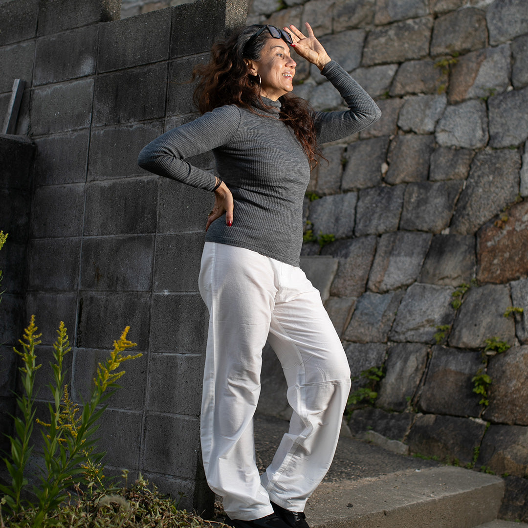 Rasa Drawstring Pants - White