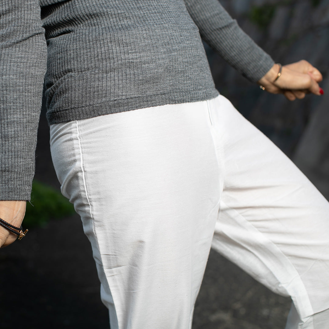 Rasa Drawstring Pants - White