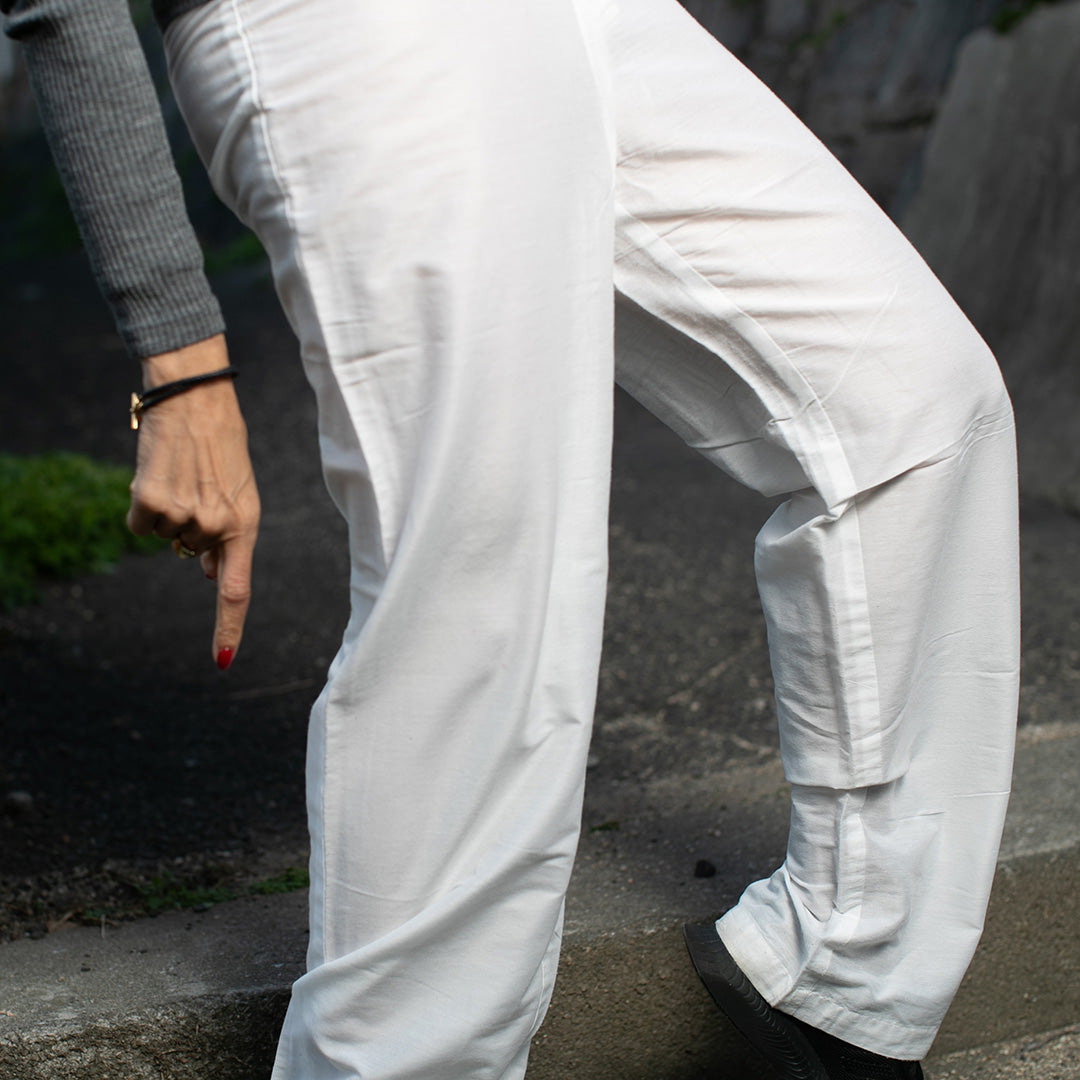Rasa Drawstring Pants - White