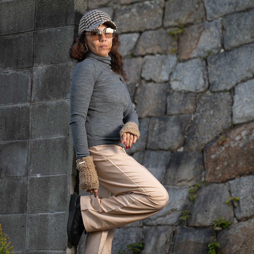 Rasa Drawstring Pants - Beige