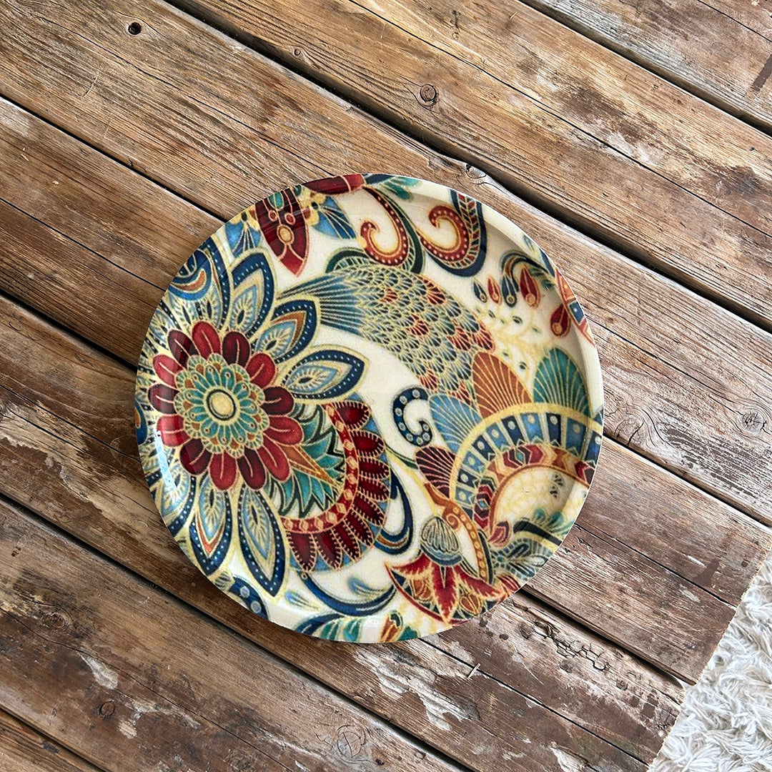 Indu Plate - Teakwood