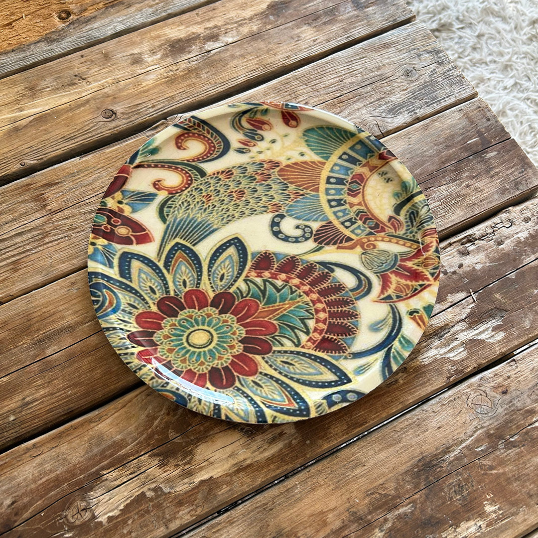 Indu Plate - Teakwood