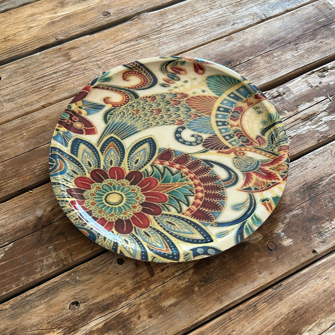 Indu Plate - Teakwood