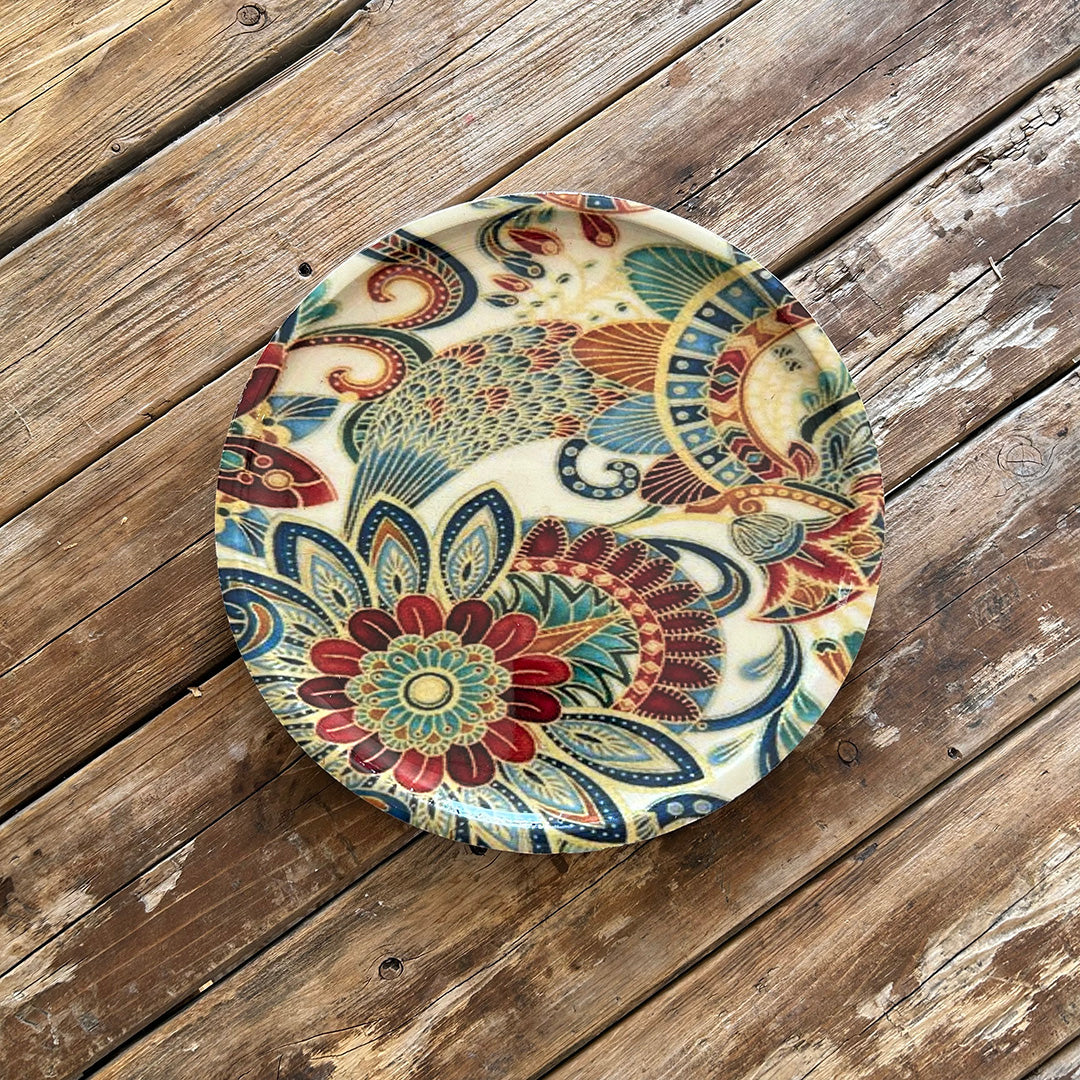 Indu Plate - Teakwood