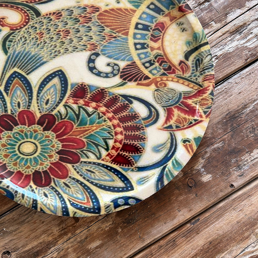 Indu Plate - Teakwood