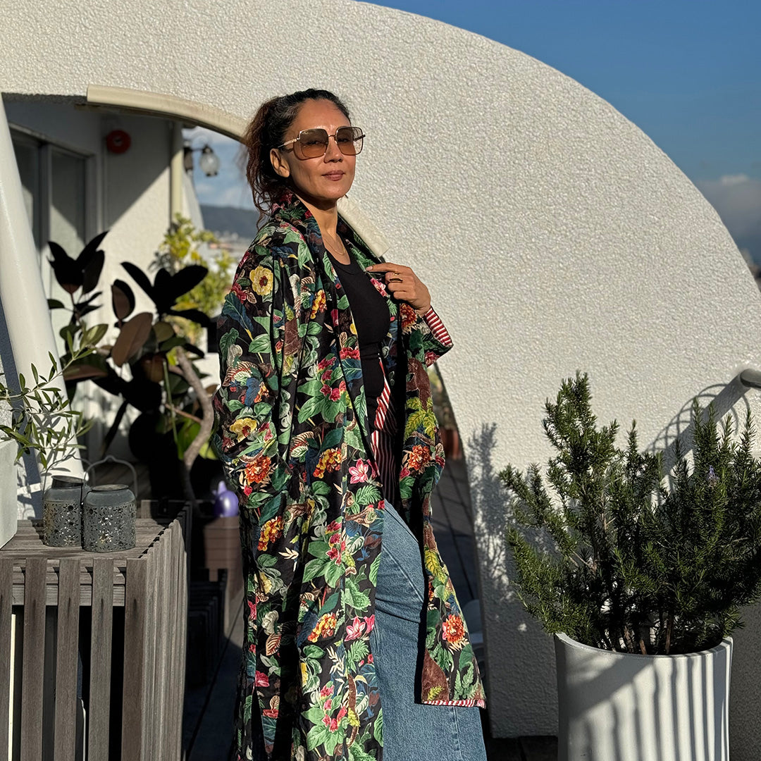 Zeenat Robe - Black