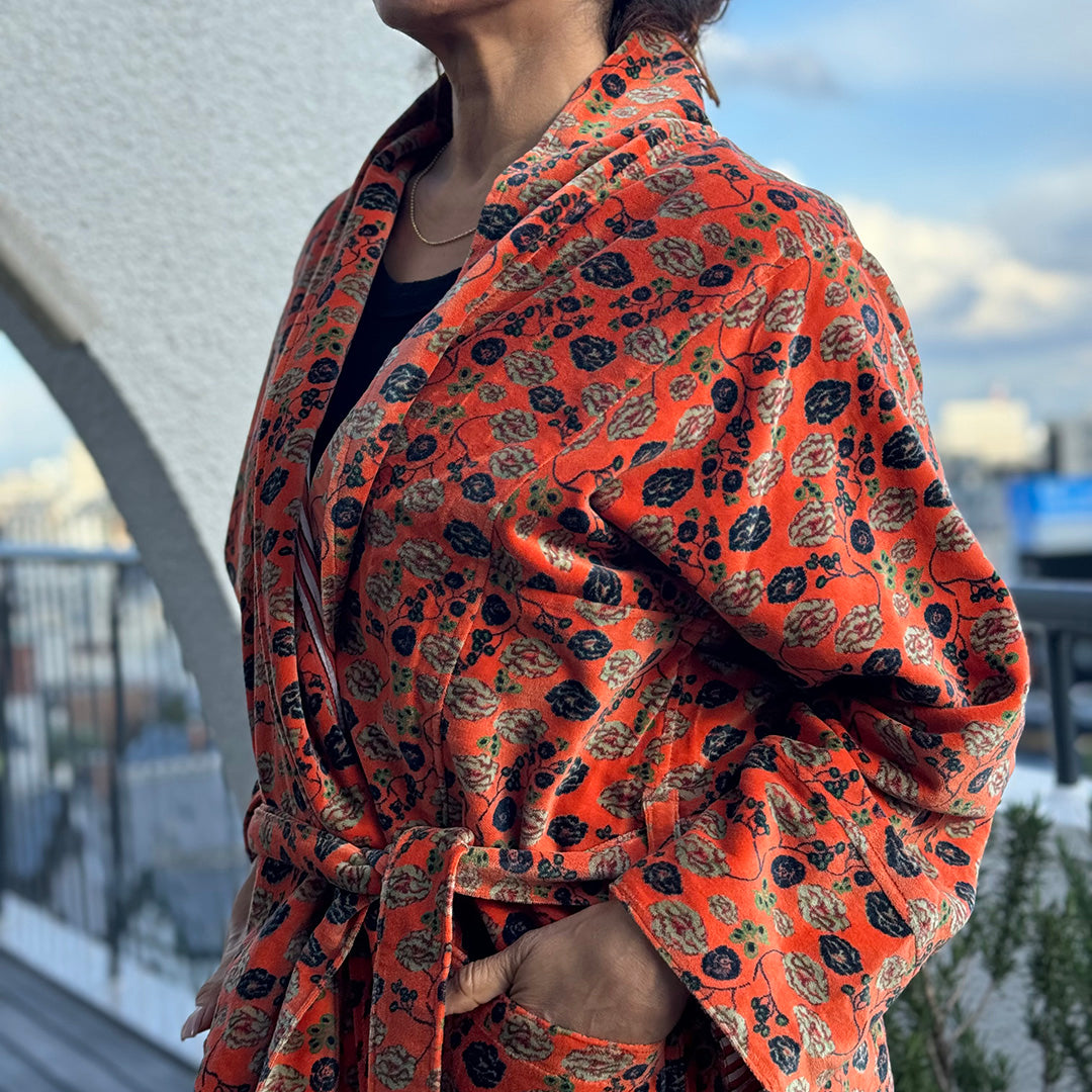 Zeenat Robe - Orange