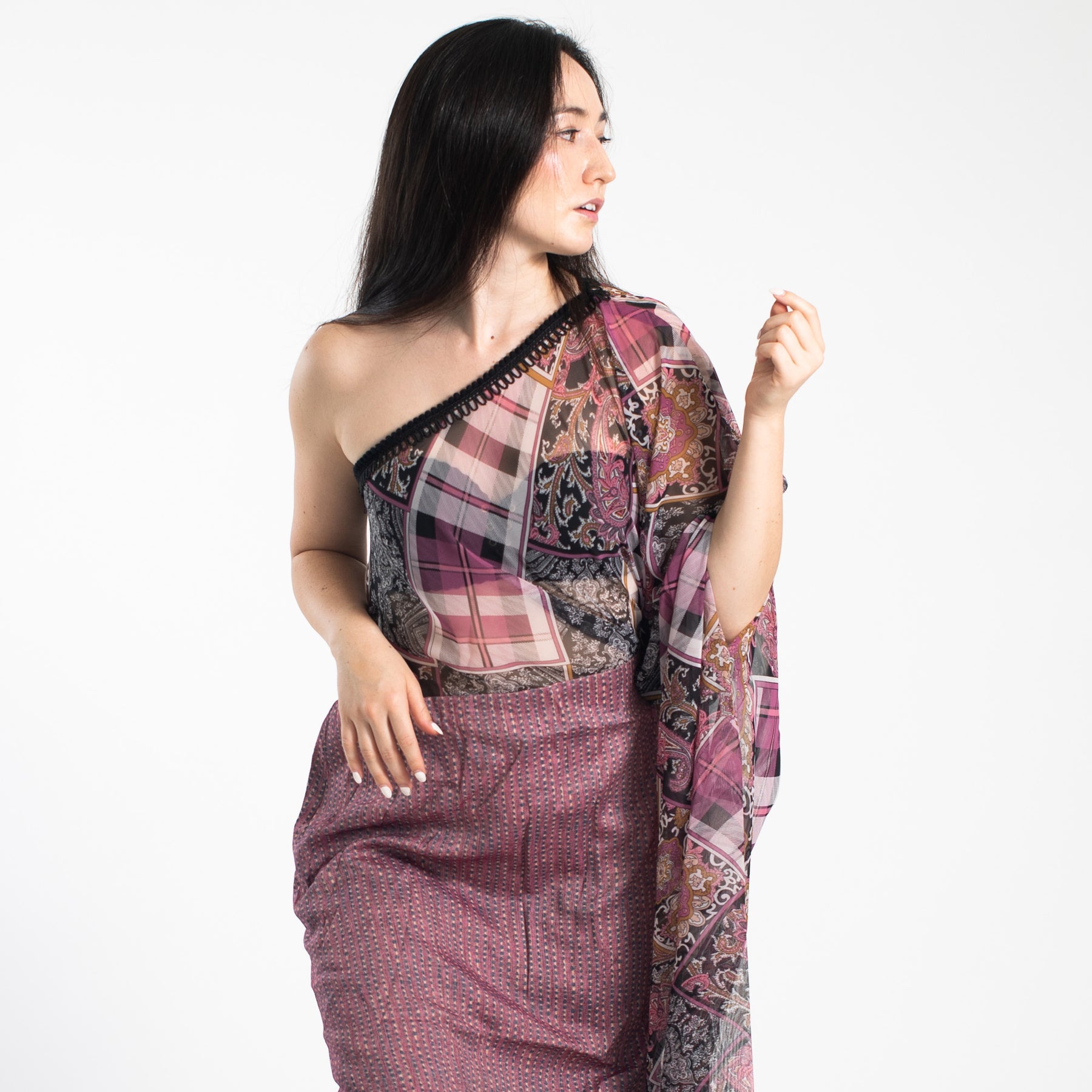 Sari Dress - Pink