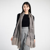 Indian Cashmere Scarf - Grey