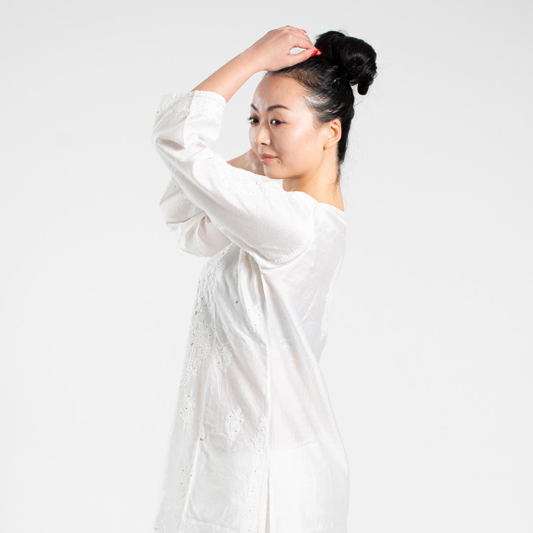 Taara Tunic - White