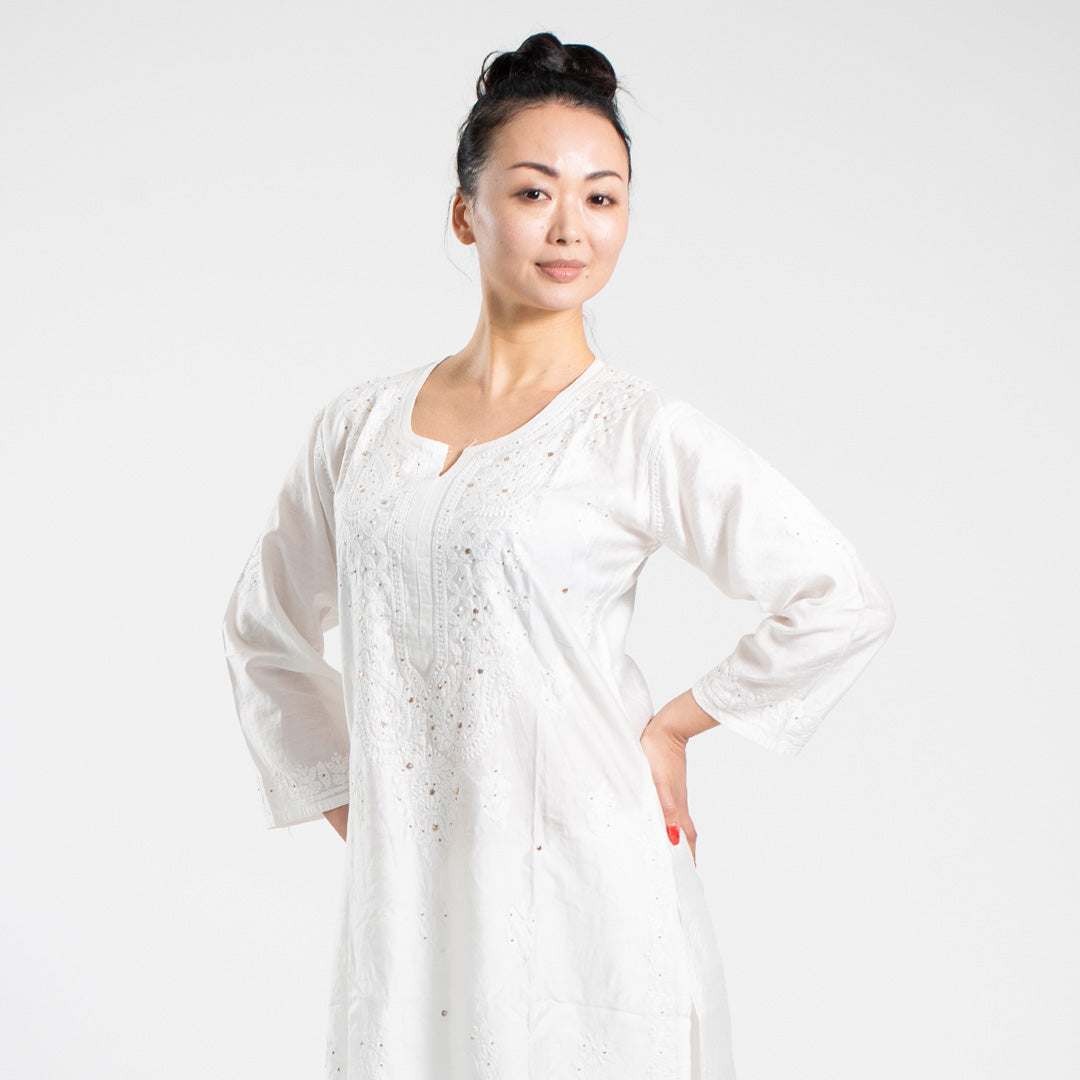 Taara Tunic - White