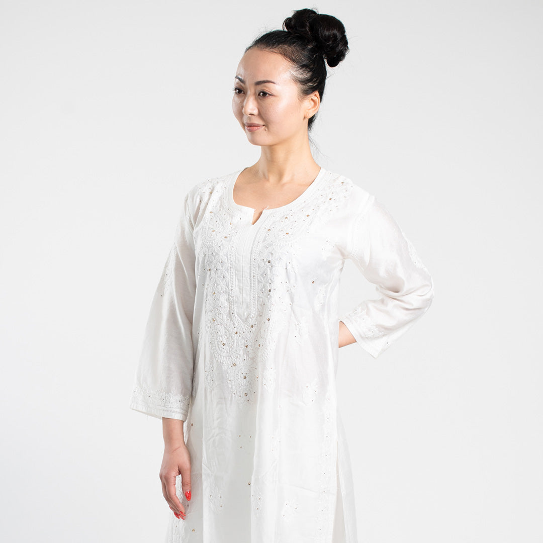 Taara Tunic - White