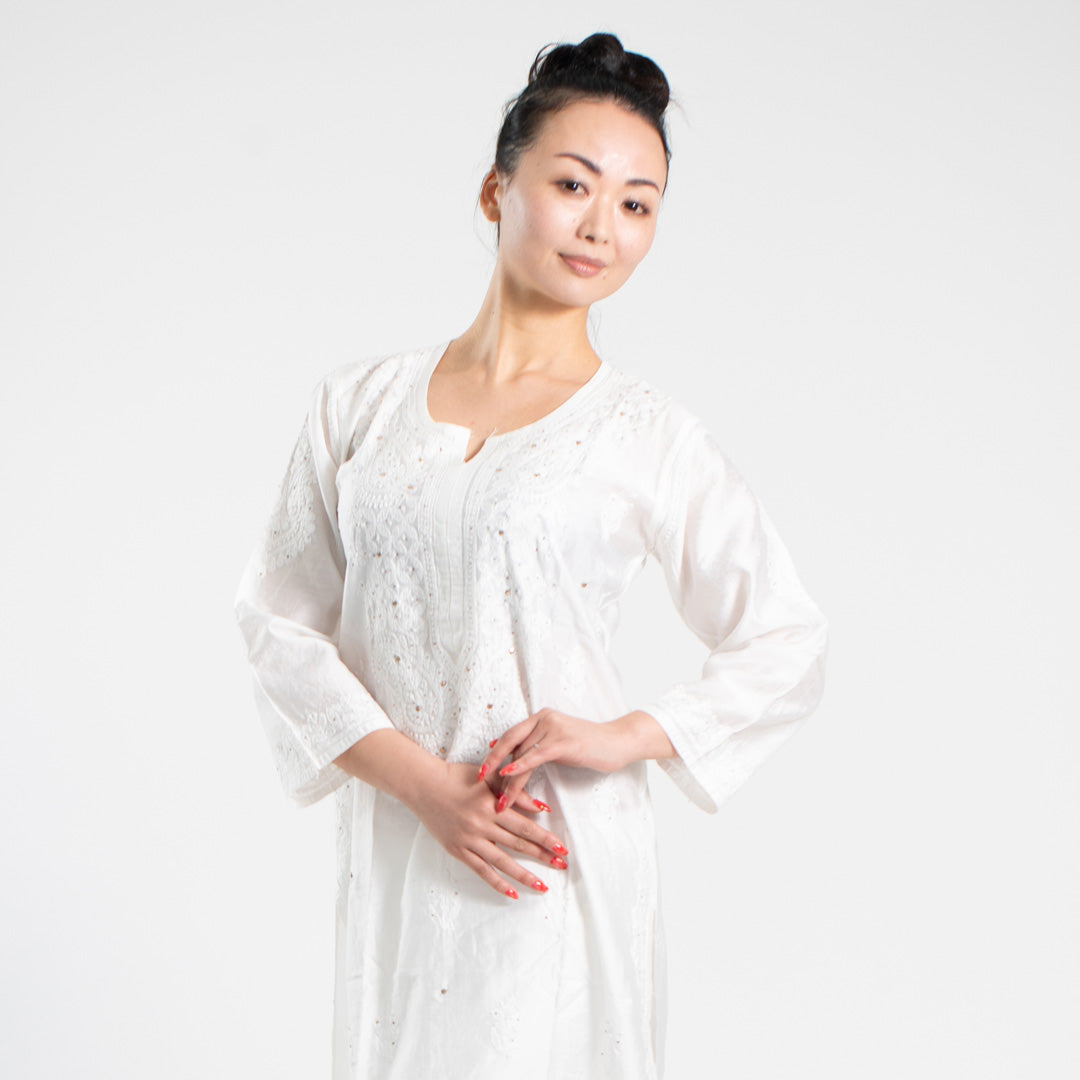 Taara Tunic - White