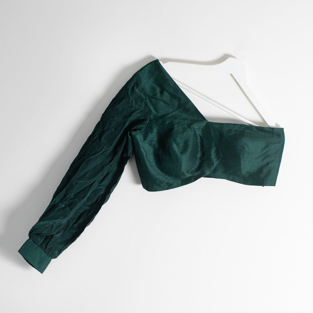 Meera Silk Coord set - Green