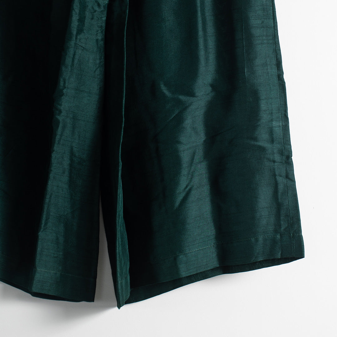 Meera Silk Coord set - Green