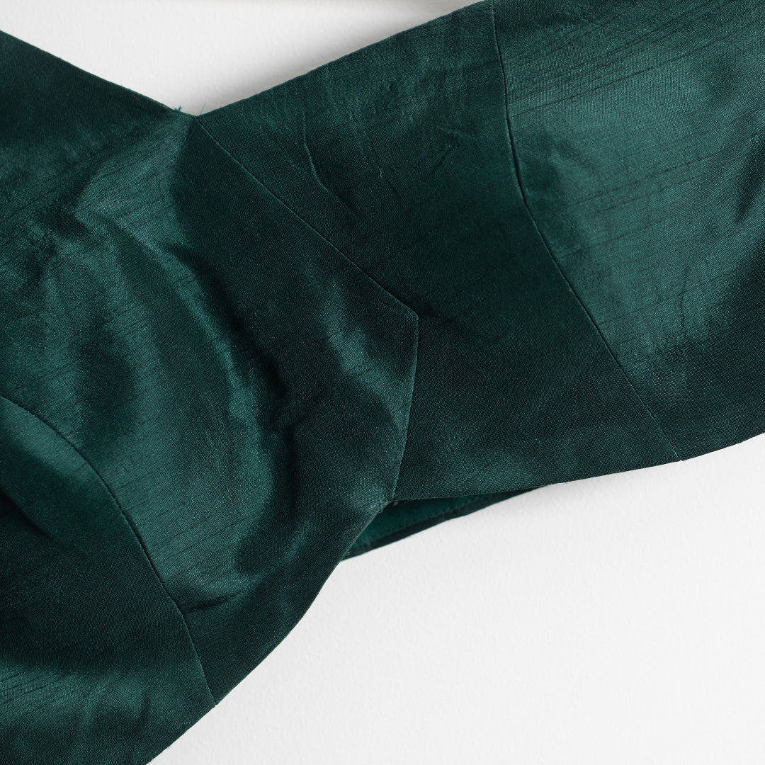 Meera Silk Coord set - Green