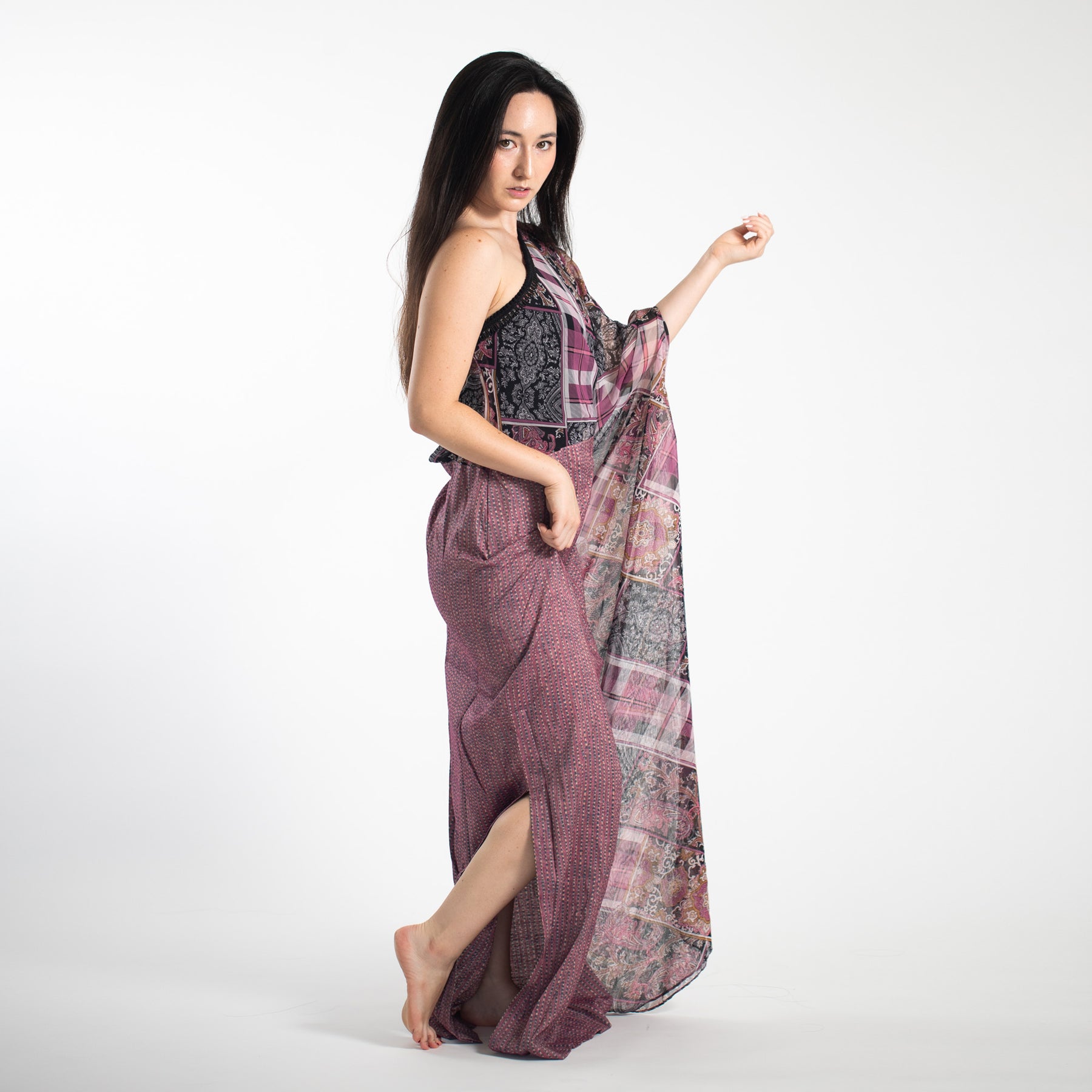 Sari Dress - Pink