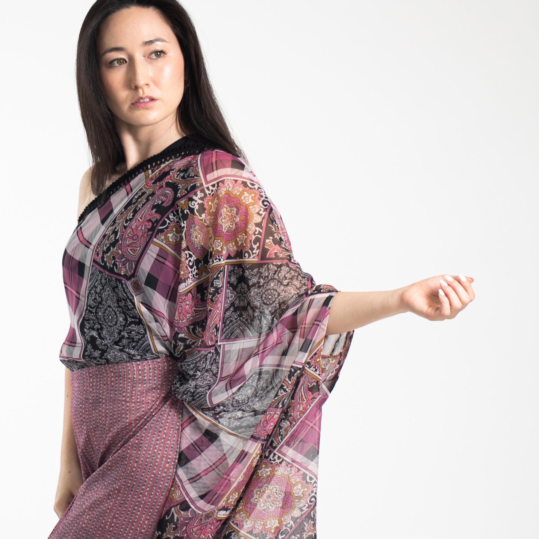 Sari Dress - Pink
