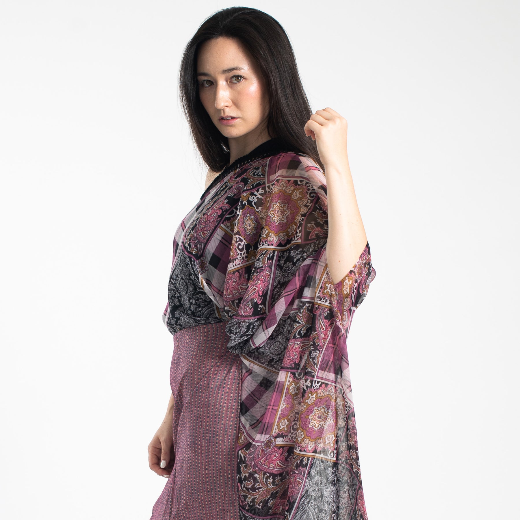 Sari Dress - Pink
