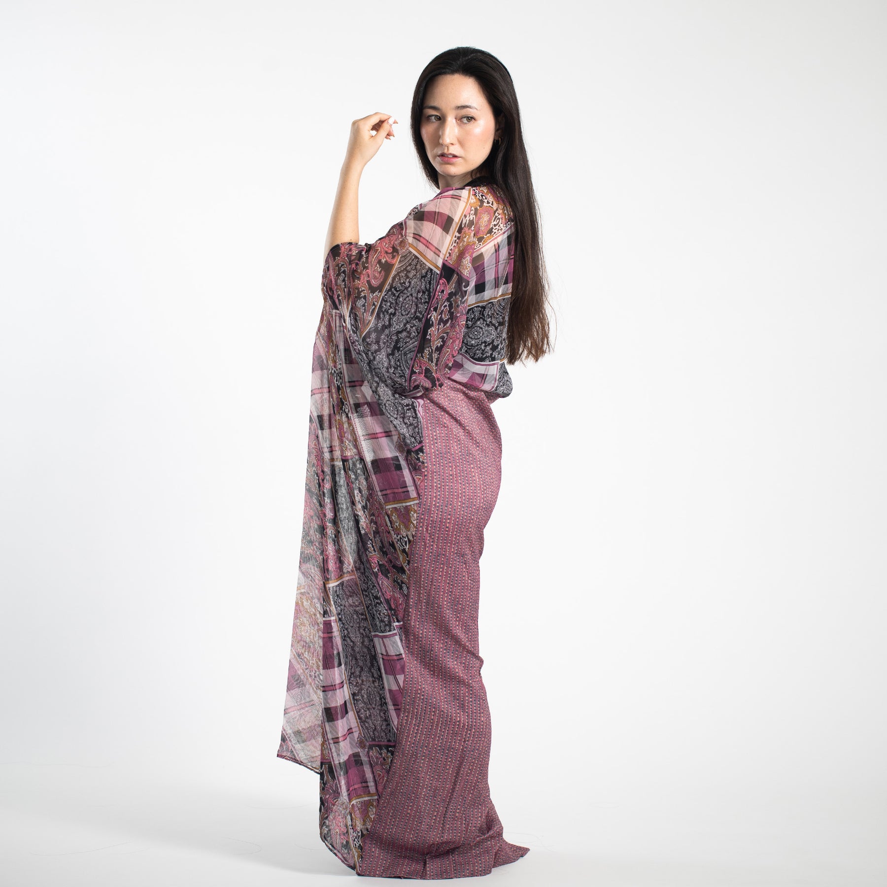 Sari Dress - Pink