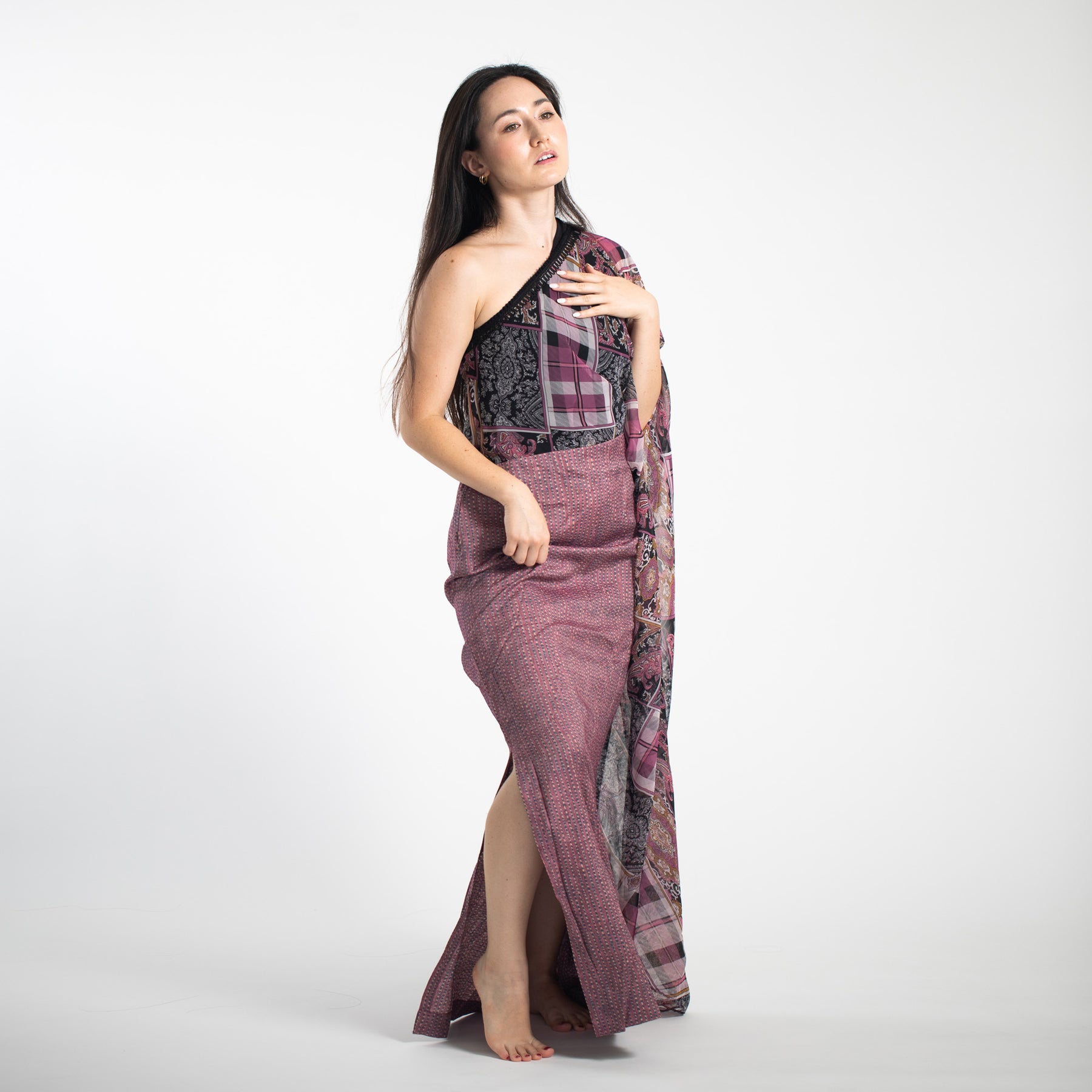 Sari Dress - Pink