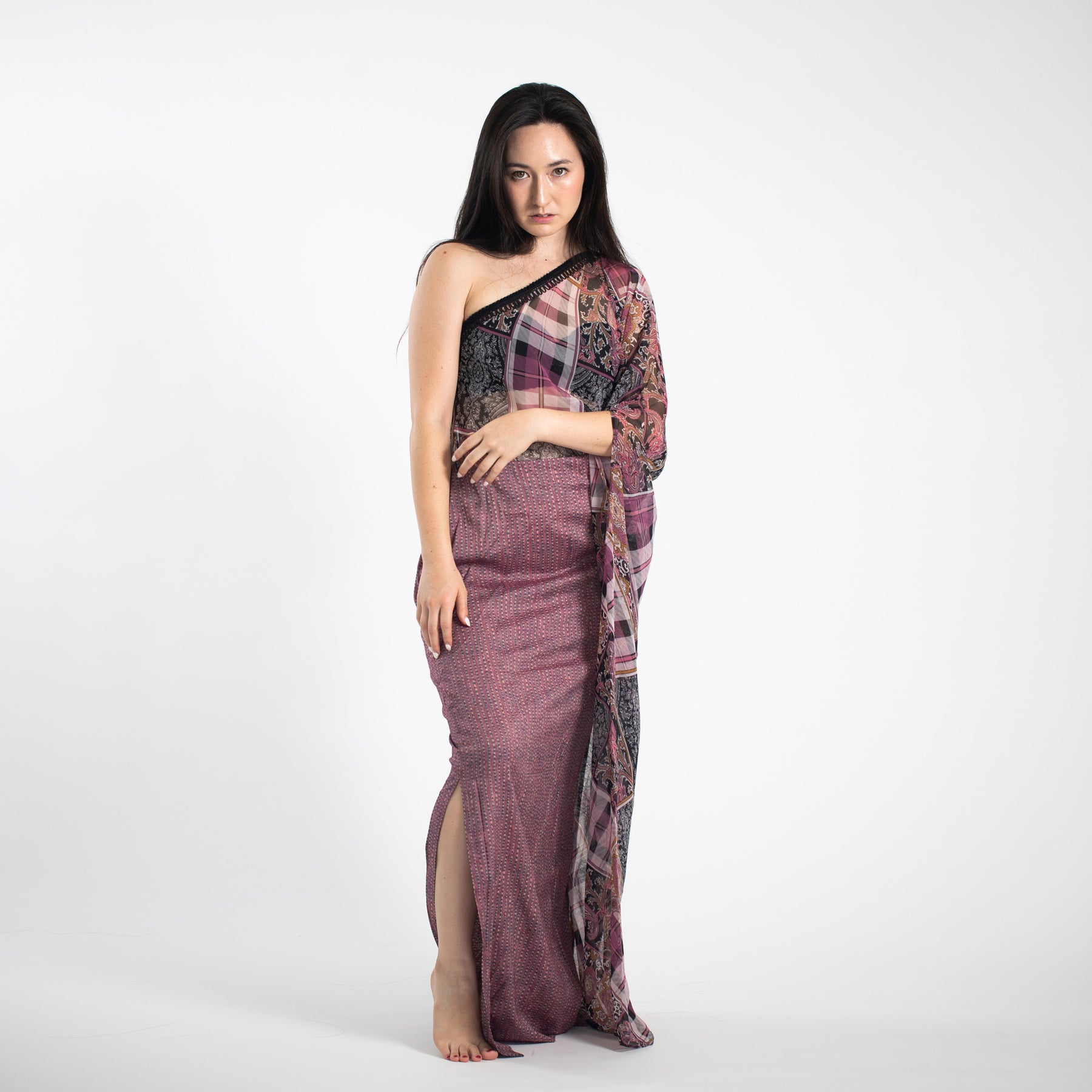 Sari Dress - Pink