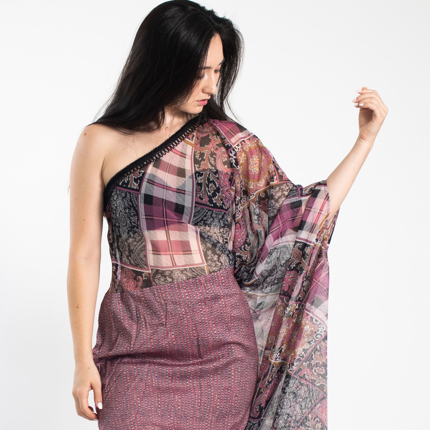 Sari Dress - Pink
