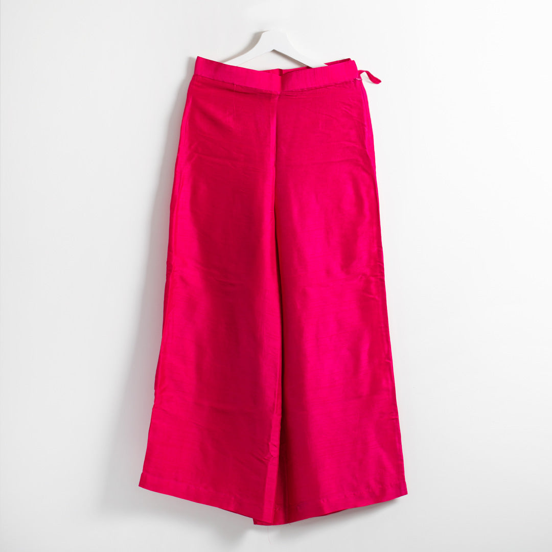 Meera Silk Coord set - Pink