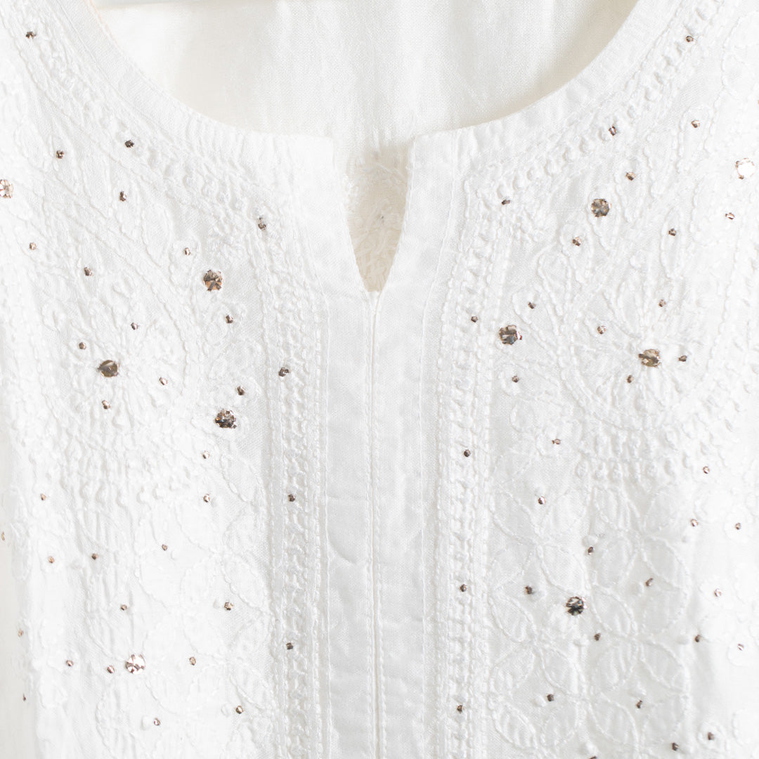 Taara Tunic - White