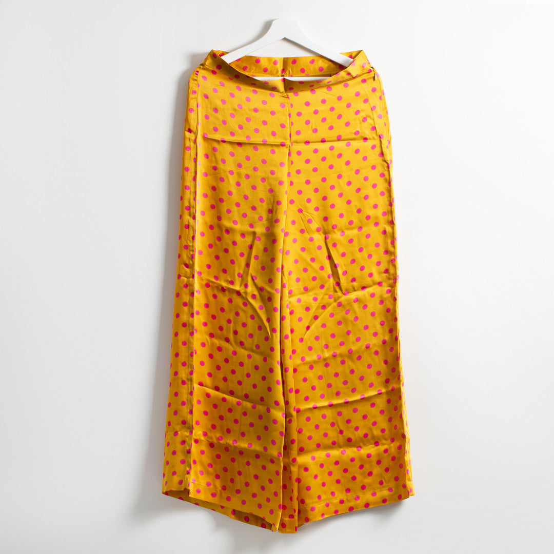 Polka Dot Silk Coord Set