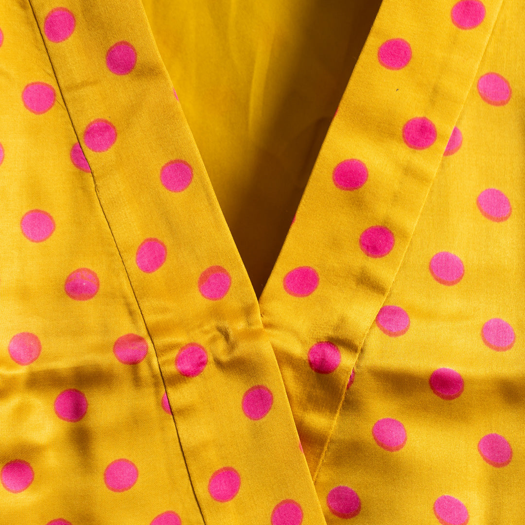 Polka Dot Silk Coord Set