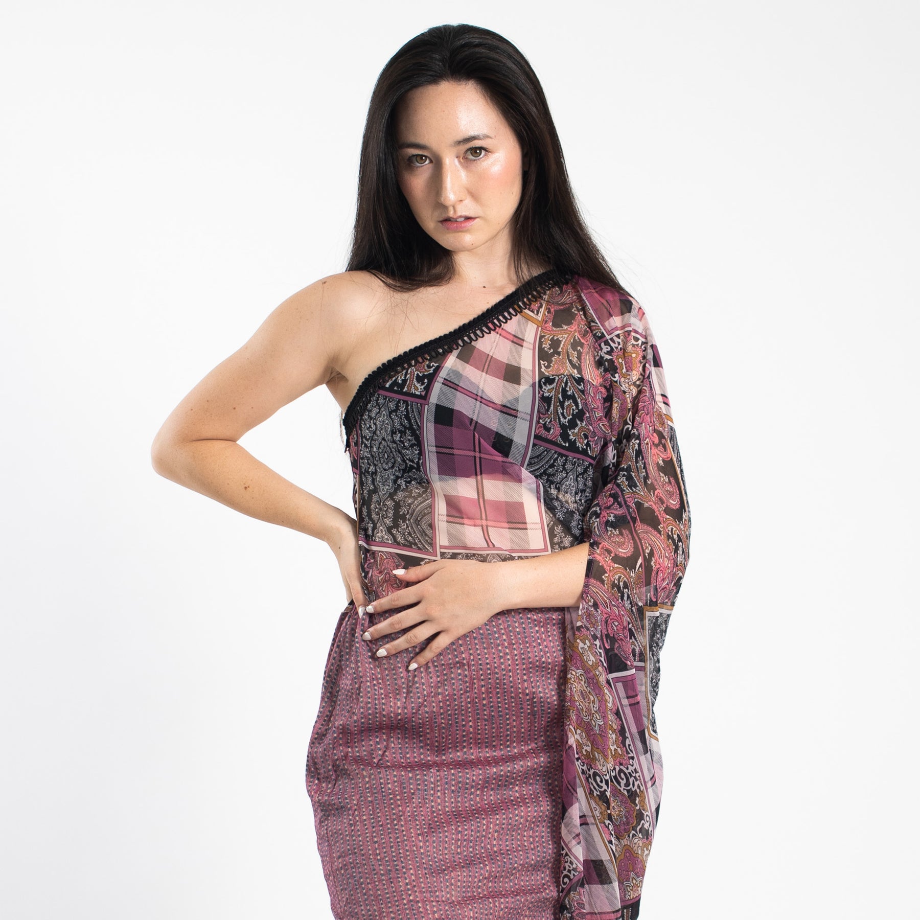 Sari Dress - Pink