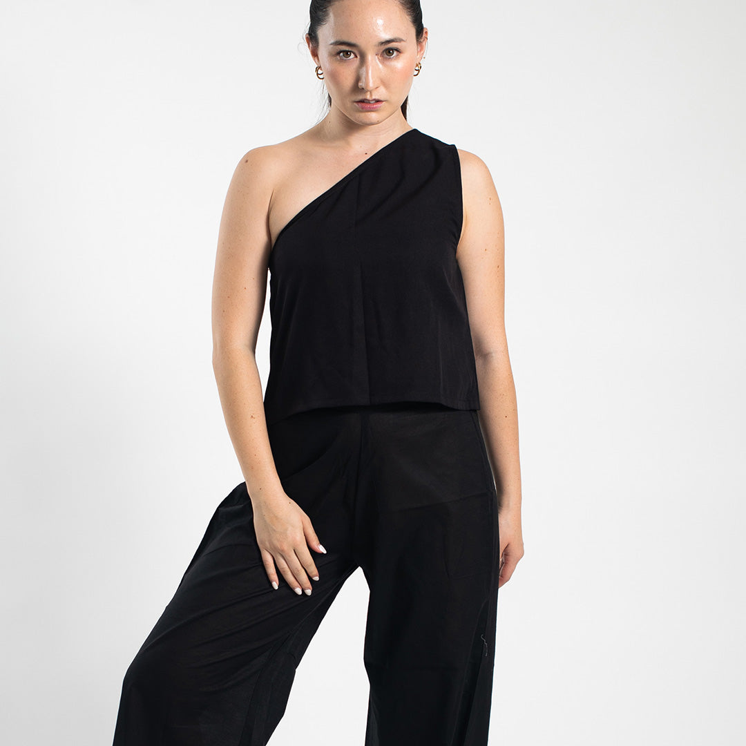 Slit Pants - Black
