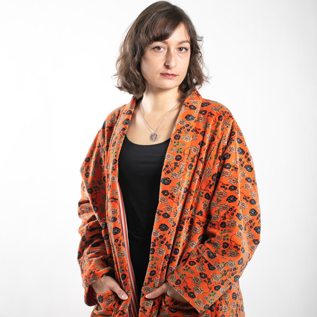 Zeenat Robe - Orange