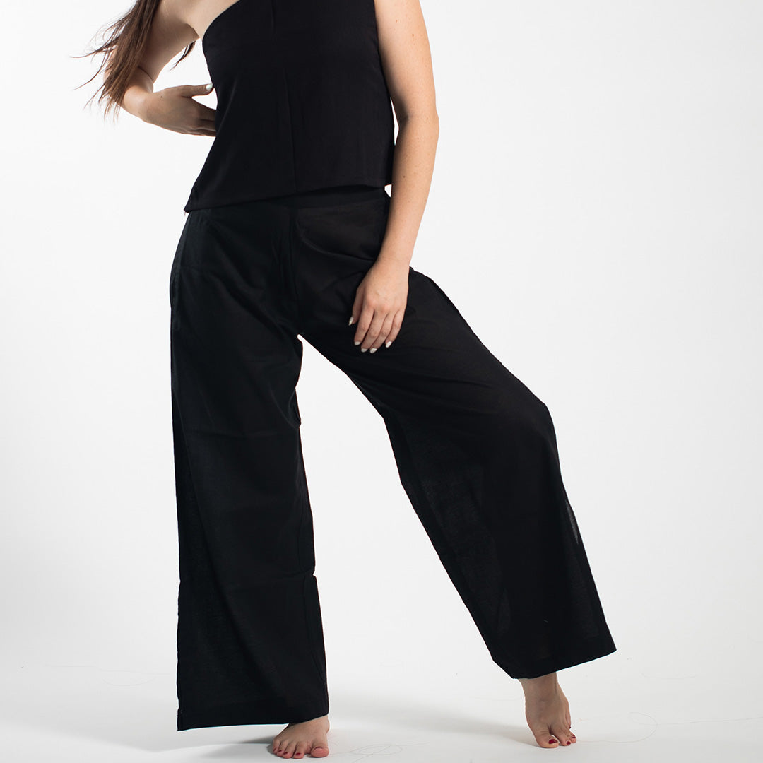 Slit Pants - Black