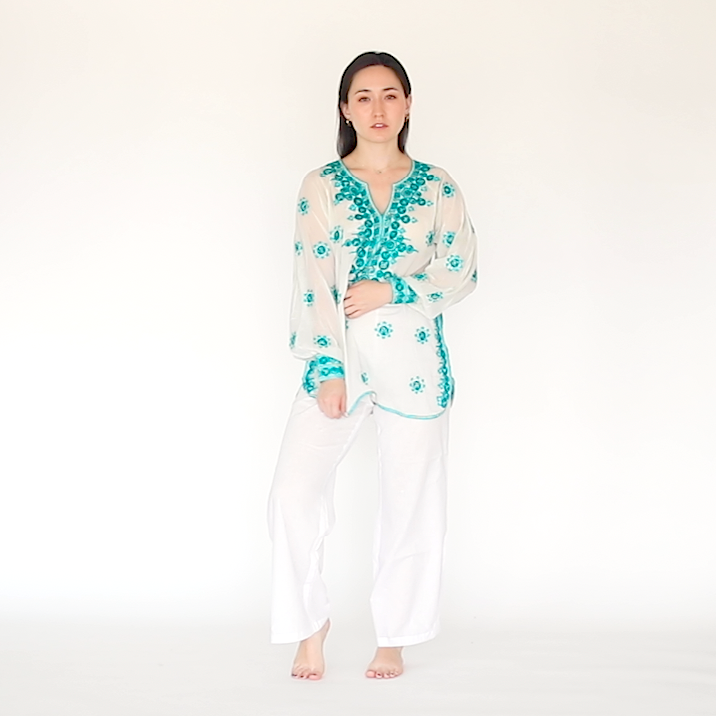 pullover blouse (purple)
