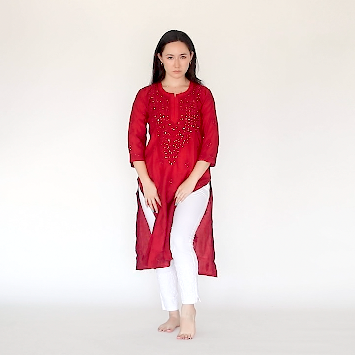 Sequin Dress (Red)