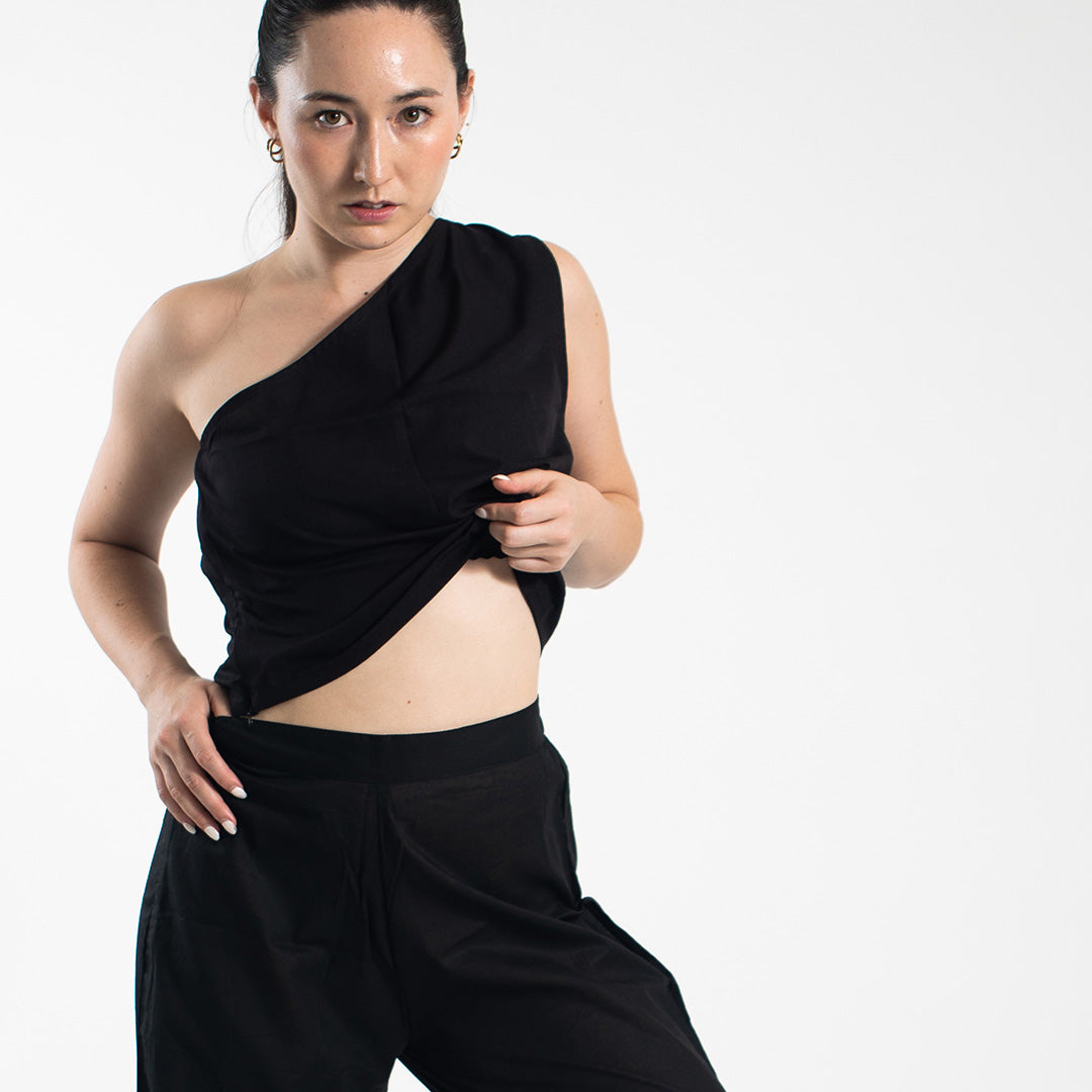 Slit Pants - Black