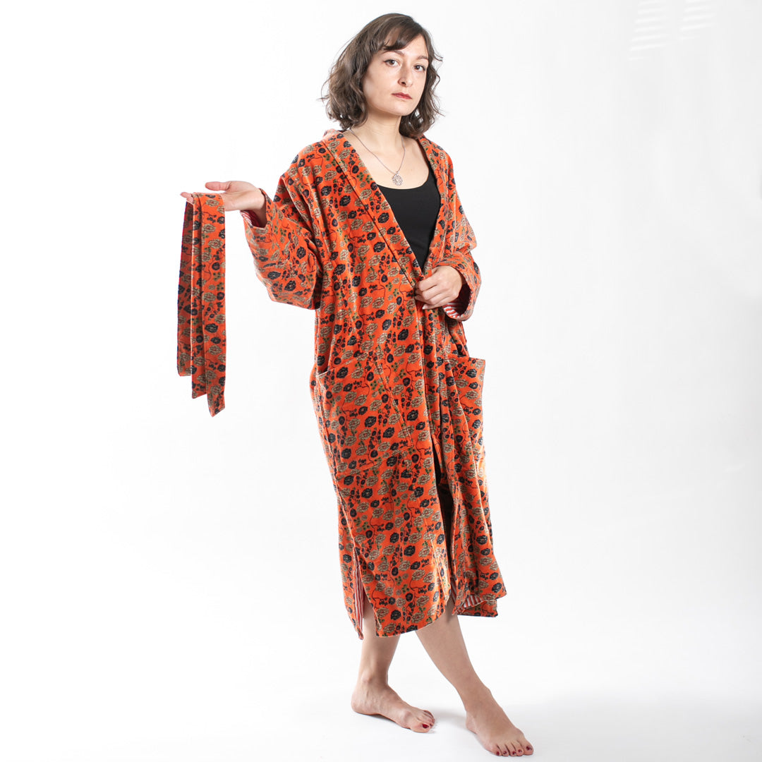 Zeenat Robe - Orange
