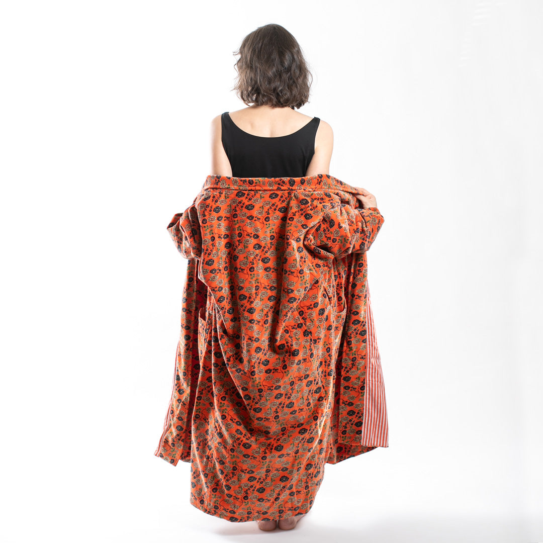 Zeenat Robe - Orange