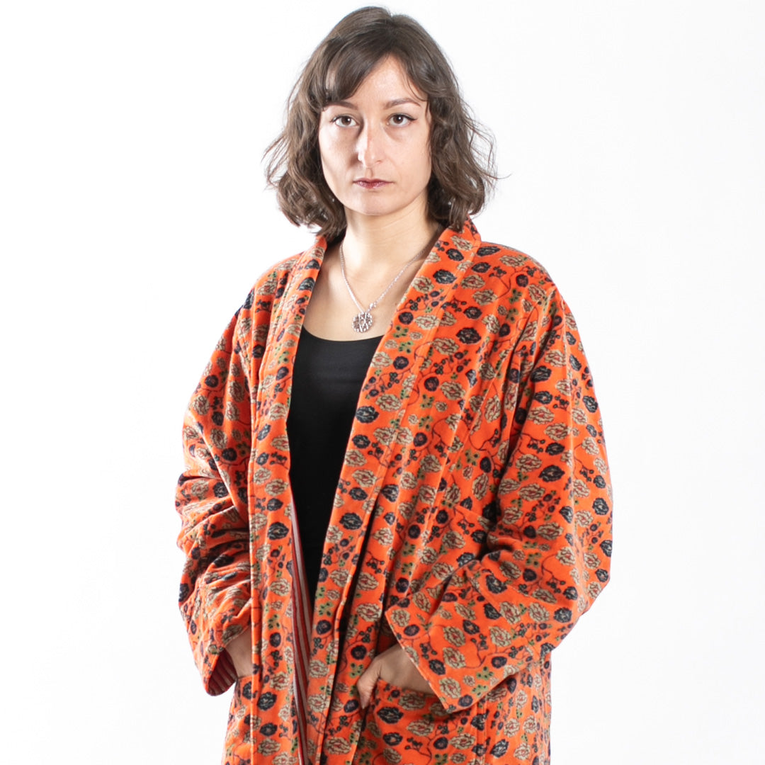 Zeenat Robe - Orange