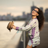 pullover blouse (purple)